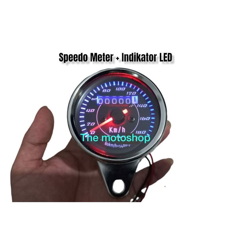 Jual Kilo Meter Speedo meter plus indikator led universal Rx king ...
