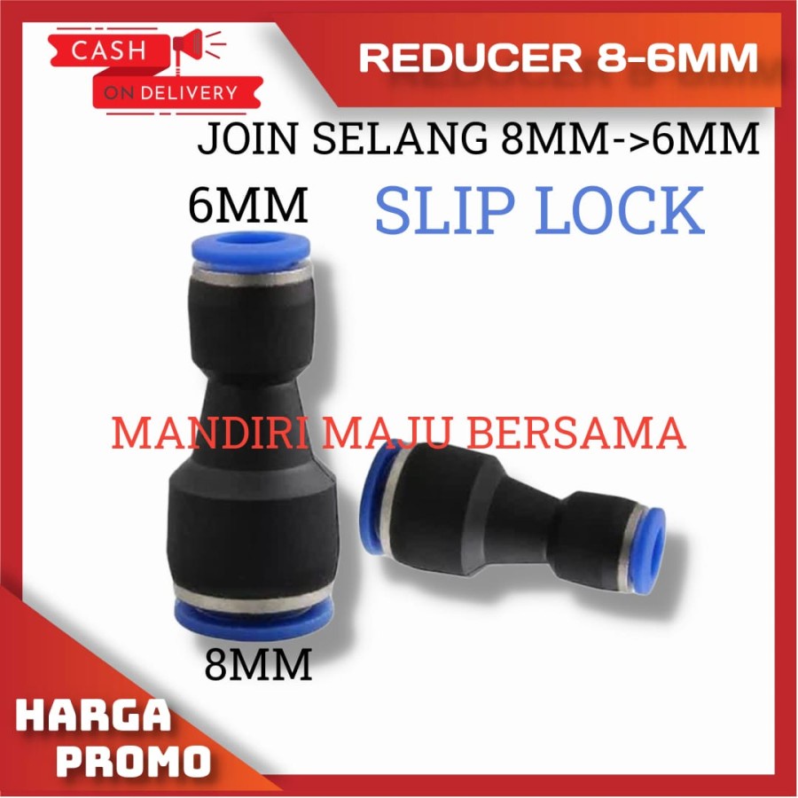 Jual Fitting Pneumatic Reducer Mm Nepel Join Selang Irigasi Air Udara Shopee Indonesia