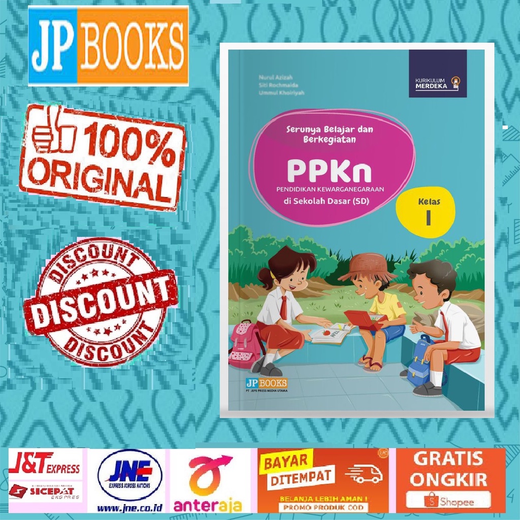 Jual Buku Kurikulum Merdeka PPKN SD Kelas 1 - Jp Books (Buku Pendamping ...