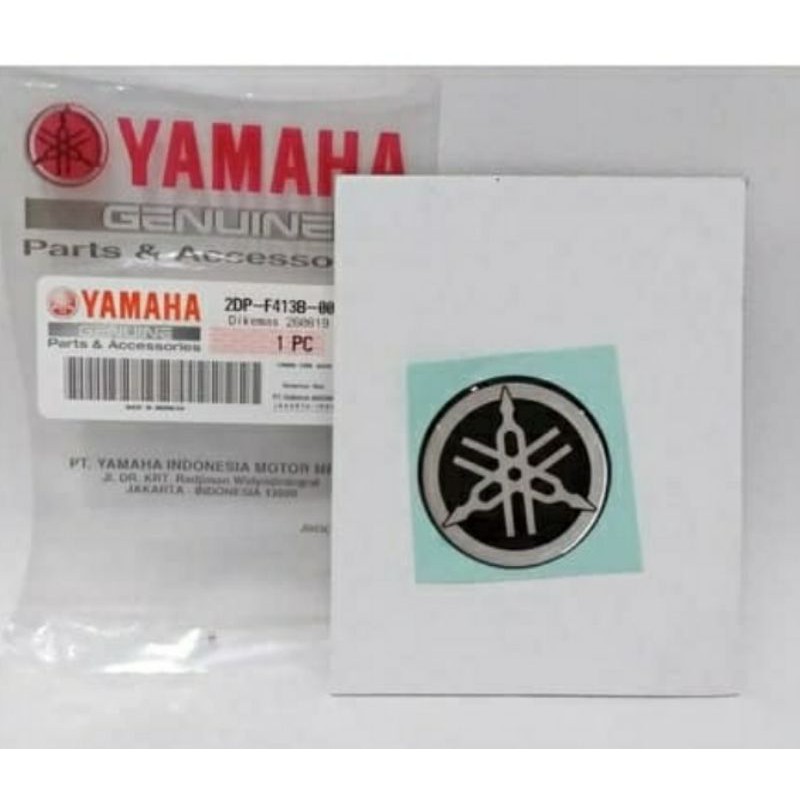 Emblème Yamaha D'origine - Argent - 40D-F413B-00 - Pour Aerox, Lexi, Nmax
