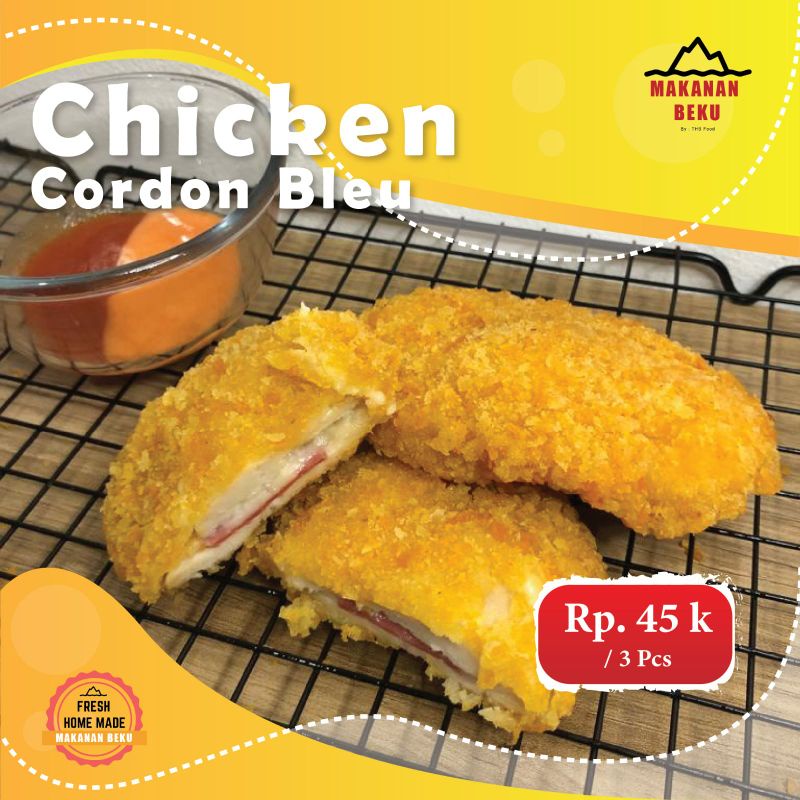 Cordon bleu frozen food