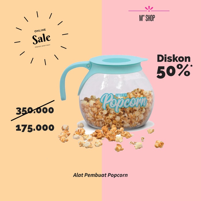 Jual Maker-popcorn- Alat Pembuat Popcorn Original -popcorn-maker 