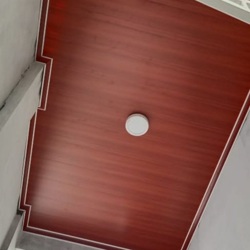 Jual Plafon pvc Maihome serat kayu merah doff wood 13 | Shopee Indonesia