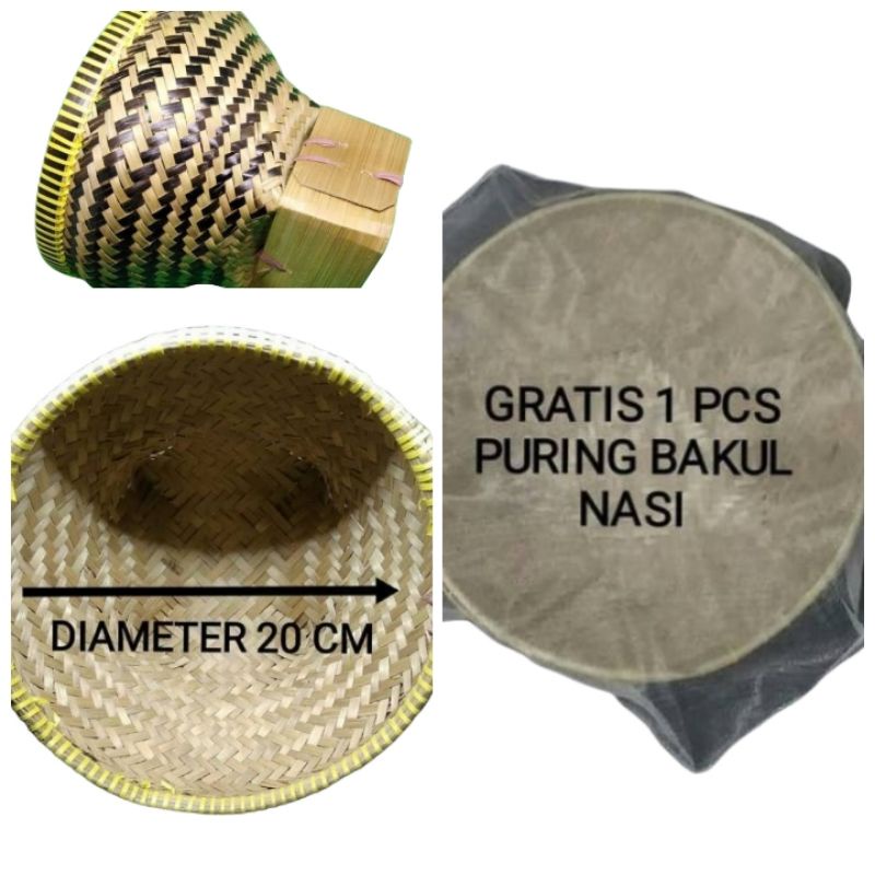 Jual BAKUL NASI MINI + PURING NASI | Shopee Indonesia