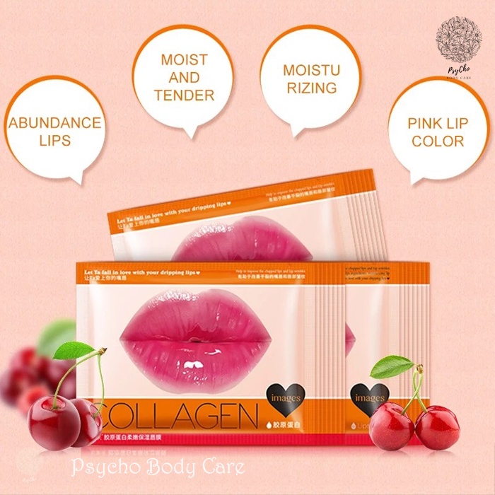 Jual Images Collagen Soft Moisturizing Lip Mask Anti Drying Masker ...