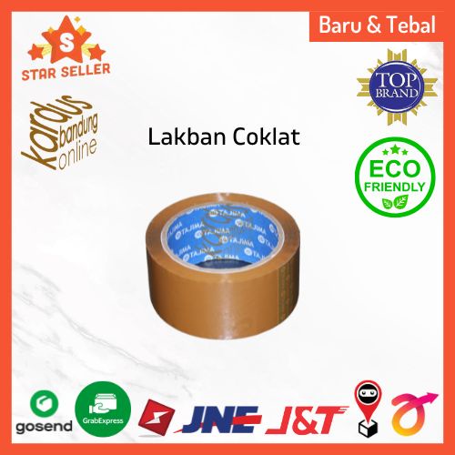 Jual Lakban Coklat OPP Tape 2