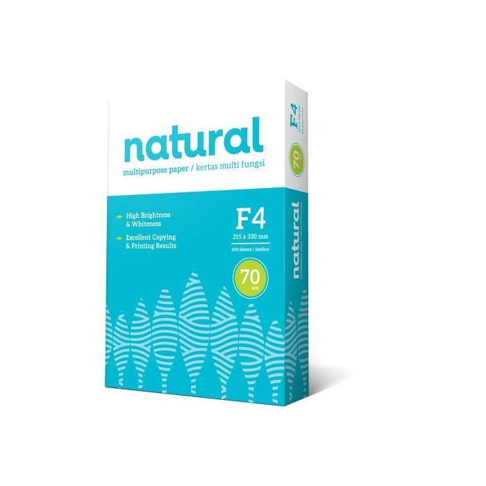 Jual KERTAS HVS NATURAL F4 70 GRAM | Shopee Indonesia