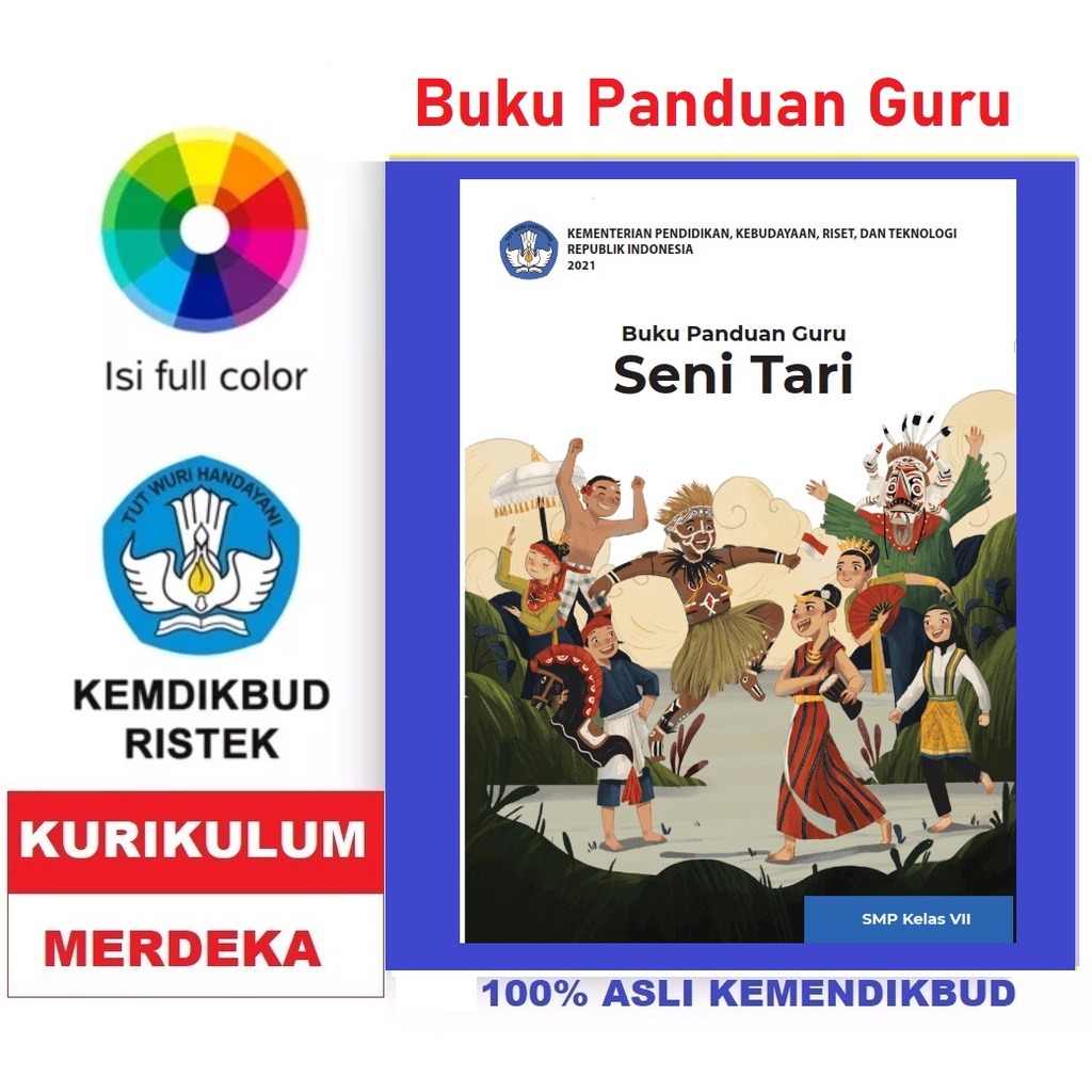 Jual Buku Panduan Guru Seni Tari SMP Kelas 7 Kurikulum Merdeka ...