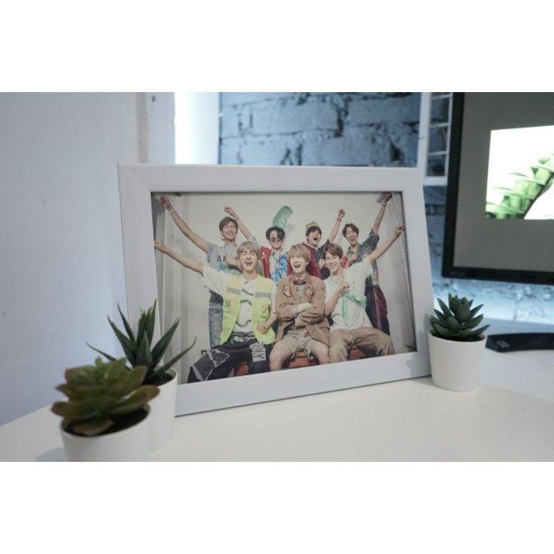 Jual CETAK FOTO 16R 16RP FRAME MINIMALIST KAYU CUSTOM | Shopee Indonesia