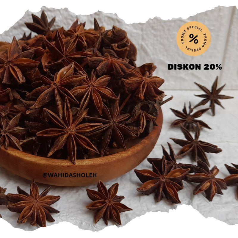 Jual bunga lawang bunga pekak star anise rempah dapur herbal | Shopee ...