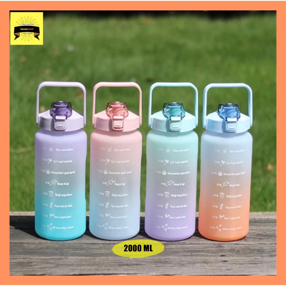 Jual Botol Minum Kekinian Botol Travel Wadah Minum Motivasi Botol Minum ...