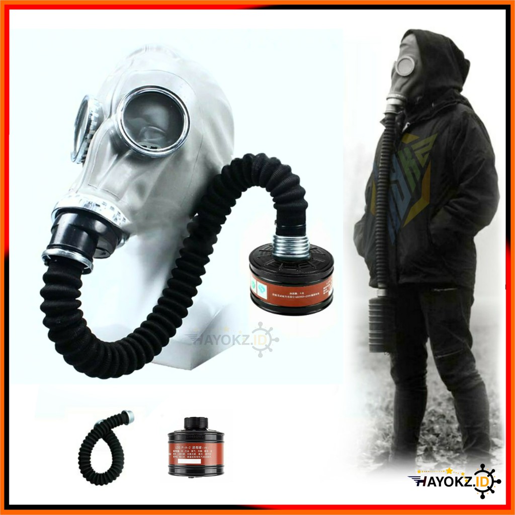 Jual Topeng Gas Puda 59 Rusia GP5 Russian Mask Respirator Masker Gas ...