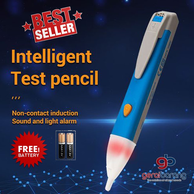 Jual Tespen Bunyi AC Electric Voltage Tester Volt Test Pen Detector ...