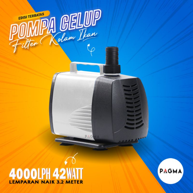 Jual Pompa Air Kolam Ikan Filter Celup Aquarium Submersible Water Pump Lph