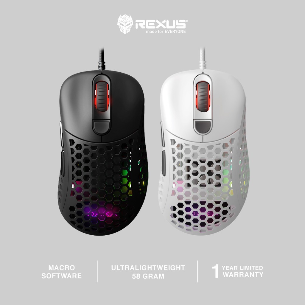 Jual Rexus Pro Mouse Gaming Daxa Air Shopee Indonesia