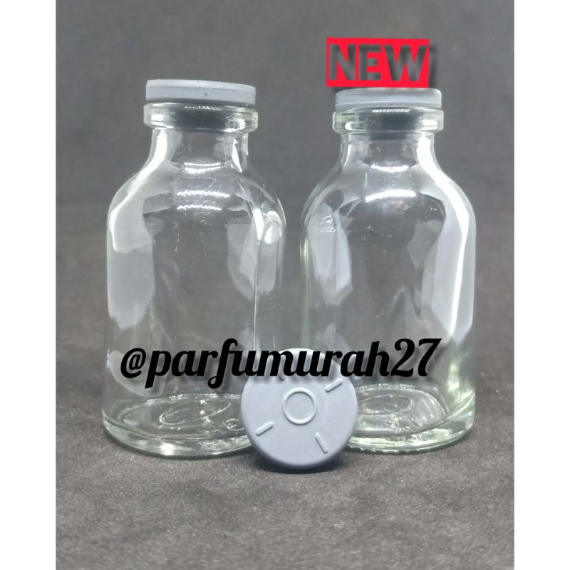Jual Botol Kaca Vial 25ml Tebal (NEW) | Shopee Indonesia