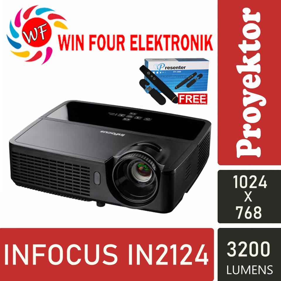 Jual Infocus Proyektor in2124 / 3200 Lumens / 4000:1 / Proyektor ...