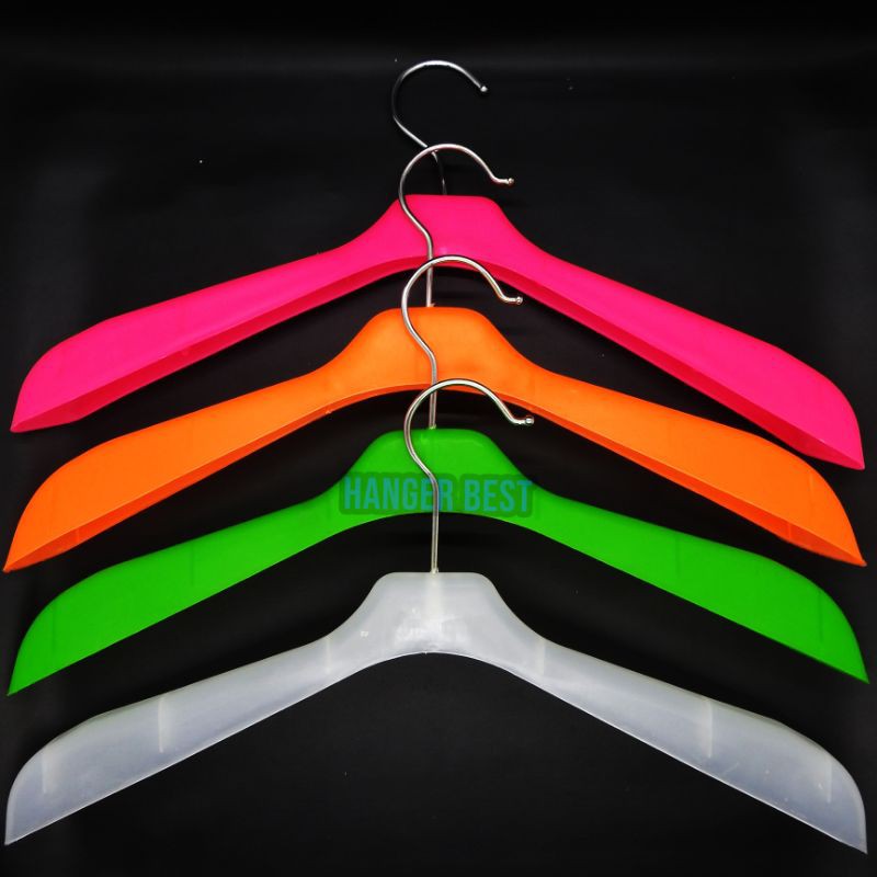 Jual Hanger Gantungan Plastik Baju Jas 1 Lusin 181 Berkualitas Warna Shopee Indonesia 4544