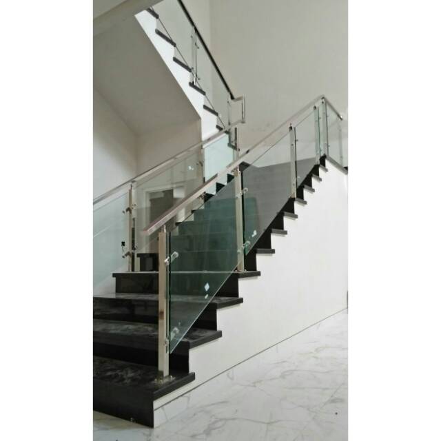 Jual Railing tangga kaca stainless Shopee Indonesia