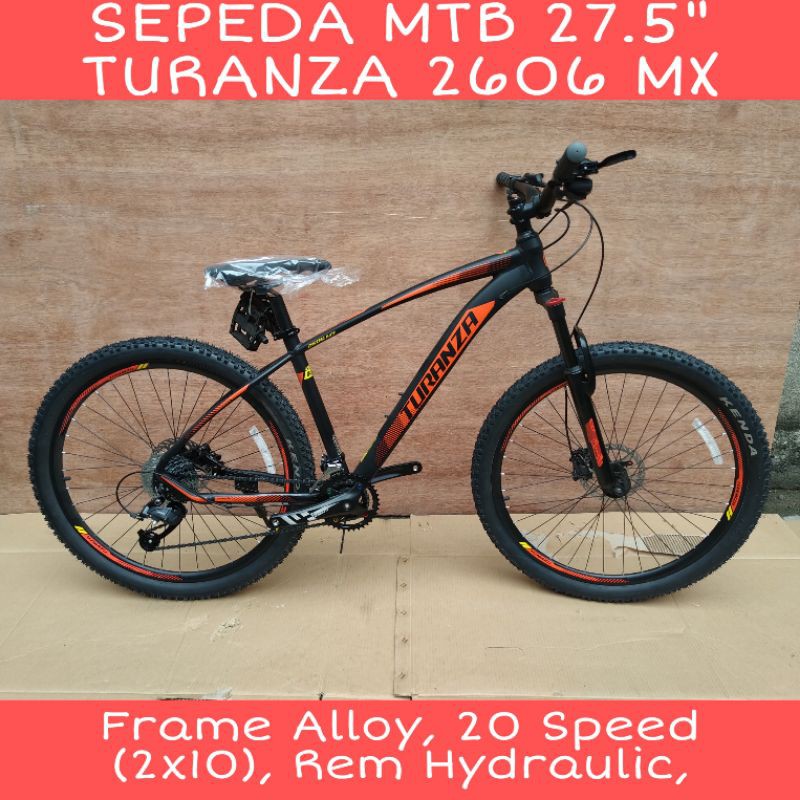 Jual Sepeda Gunung MTB 27.5 Inch Turanza 2606 MX, Alloy, 20 Speed ...