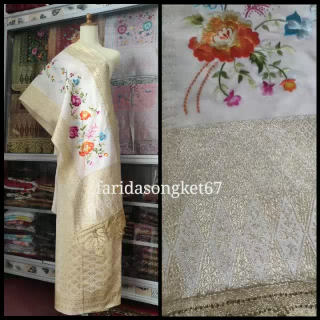 Jual SONGKET PANDAI SIKEK/ SONGKET PADANG/ SONGKET MINANG, SELENDANG SI ...