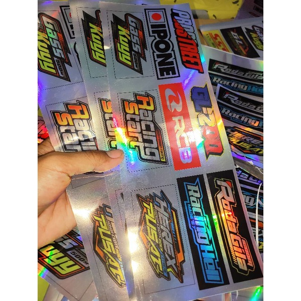 Jual Stiker Herex Racing Hologram Lembaran Murah | Shopee Indonesia