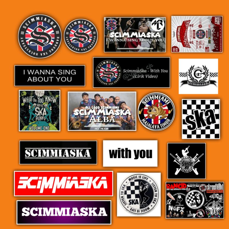 Jual STICKER BAND SCIMMIASKA PREMIUM ANTI AIR 1 PATCH. 12-30 PCS ...