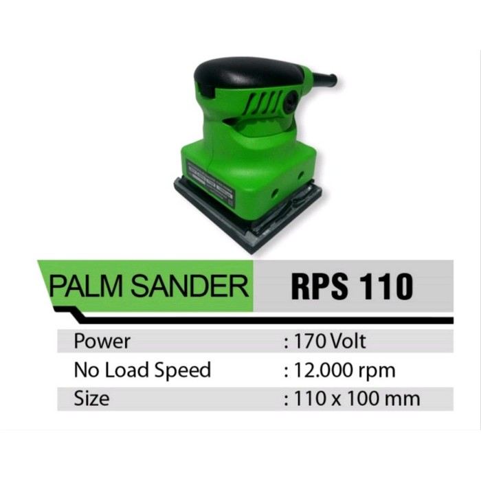 Jual RYU PALM SANDER 110 X 100 MM RPS 110 - MESIN AMPLAS LISTRIK ...