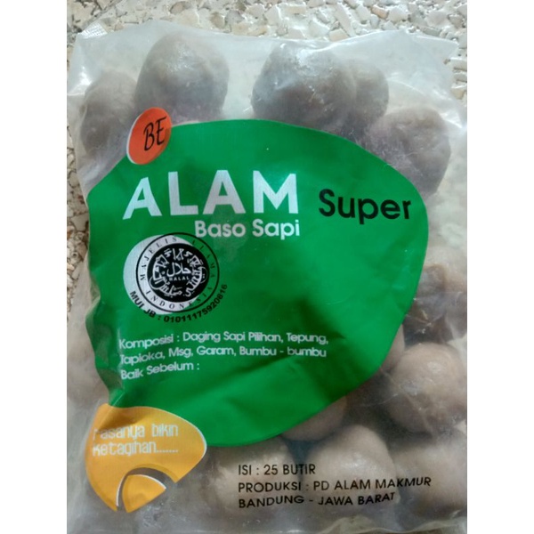 Jual Baso Sapi Alam Super Isi 25 Pcs Shopee Indonesia