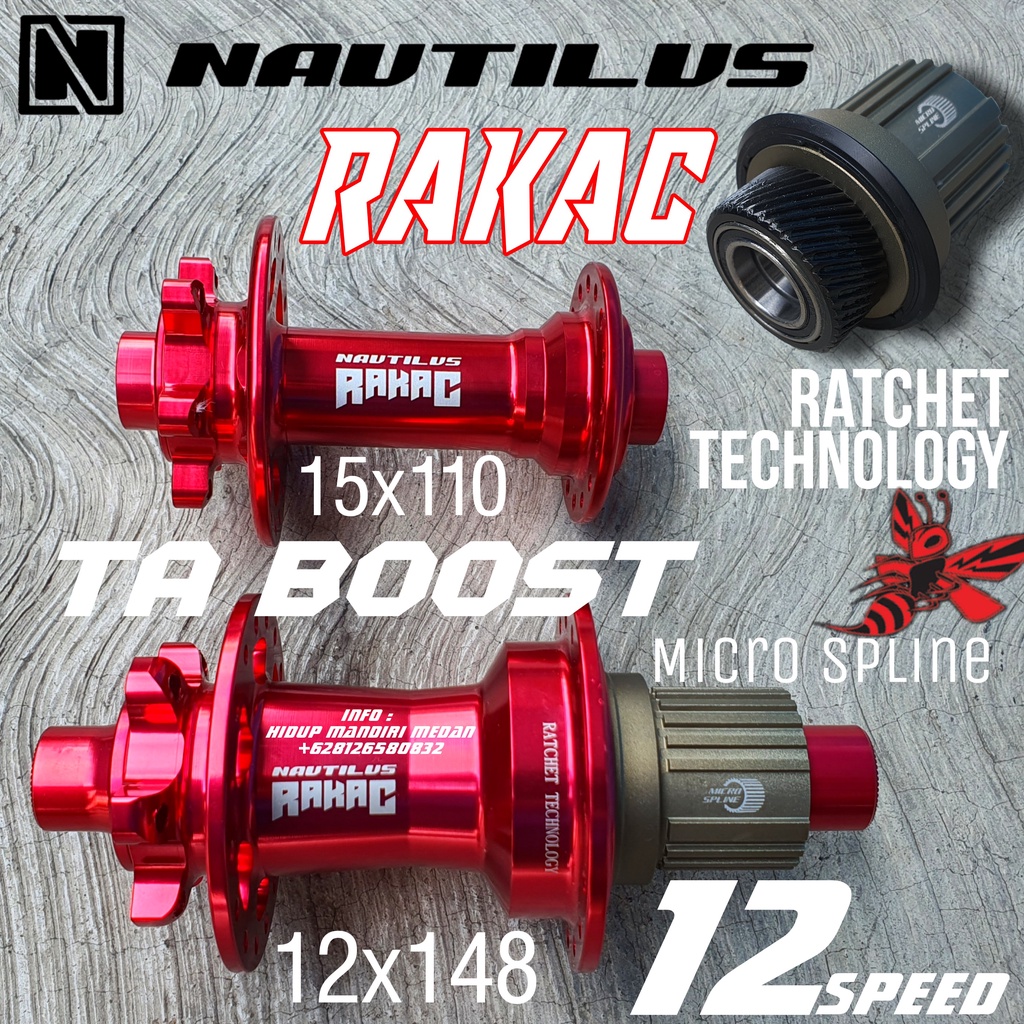 Moyeux Hydra Industry Nine 9 - Noir 32h - Libre Microspline 6 Boulons 110/148 Boost - Neuf (Open Box)