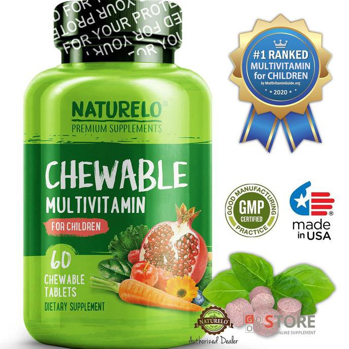 Jual Ready Seller Naturelo 1 Ranked Chewable Multivitamin For