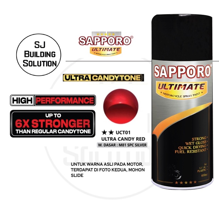 Jual Sapporo Ultimate Ultra Candy Red Uct Ml Pilox Candytone