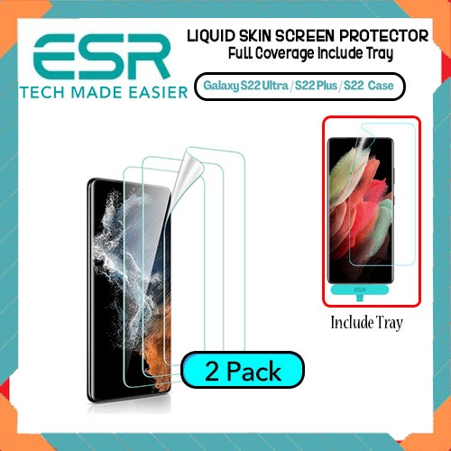 Jual Screen Protector Samsung Galaxy S22 Ultra Plus ESR LIQUID SKIN