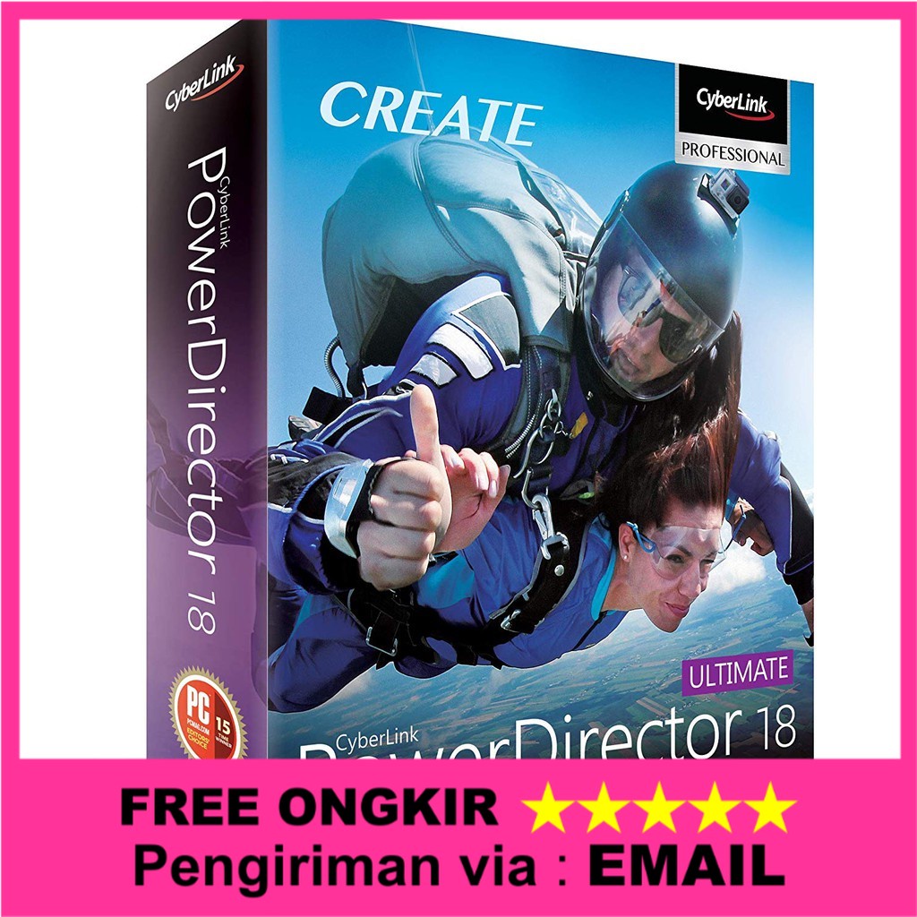 Jual CyberLink PowerDirector 19 Aplikasi Untuk Edit Memproduksi Video