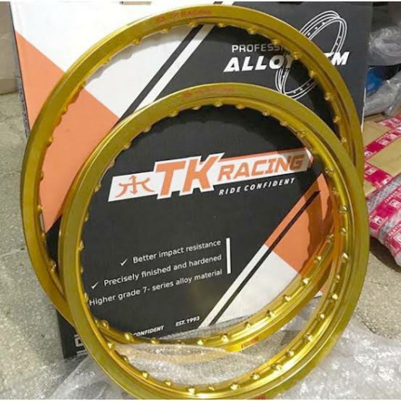 Jual velg TK racing original ring 21x160 gold | Shopee Indonesia