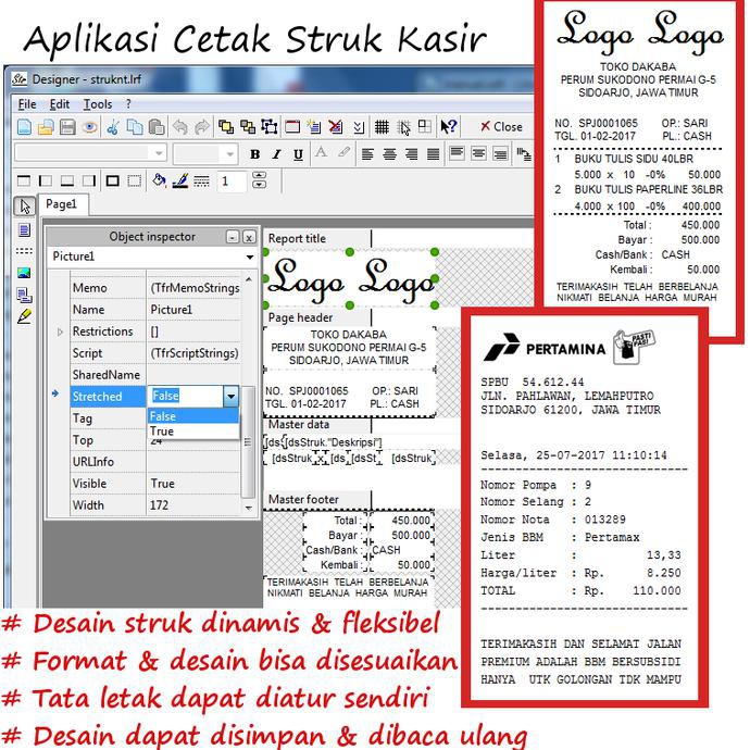 Jual Software Aplikasi Cetak Struk Nota Kasir Shopee Indonesia 5508