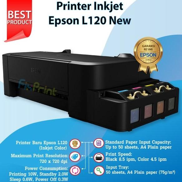 Jual Epson L120 Infus Resmi Pabrik Kondisi Normal Dan 2528