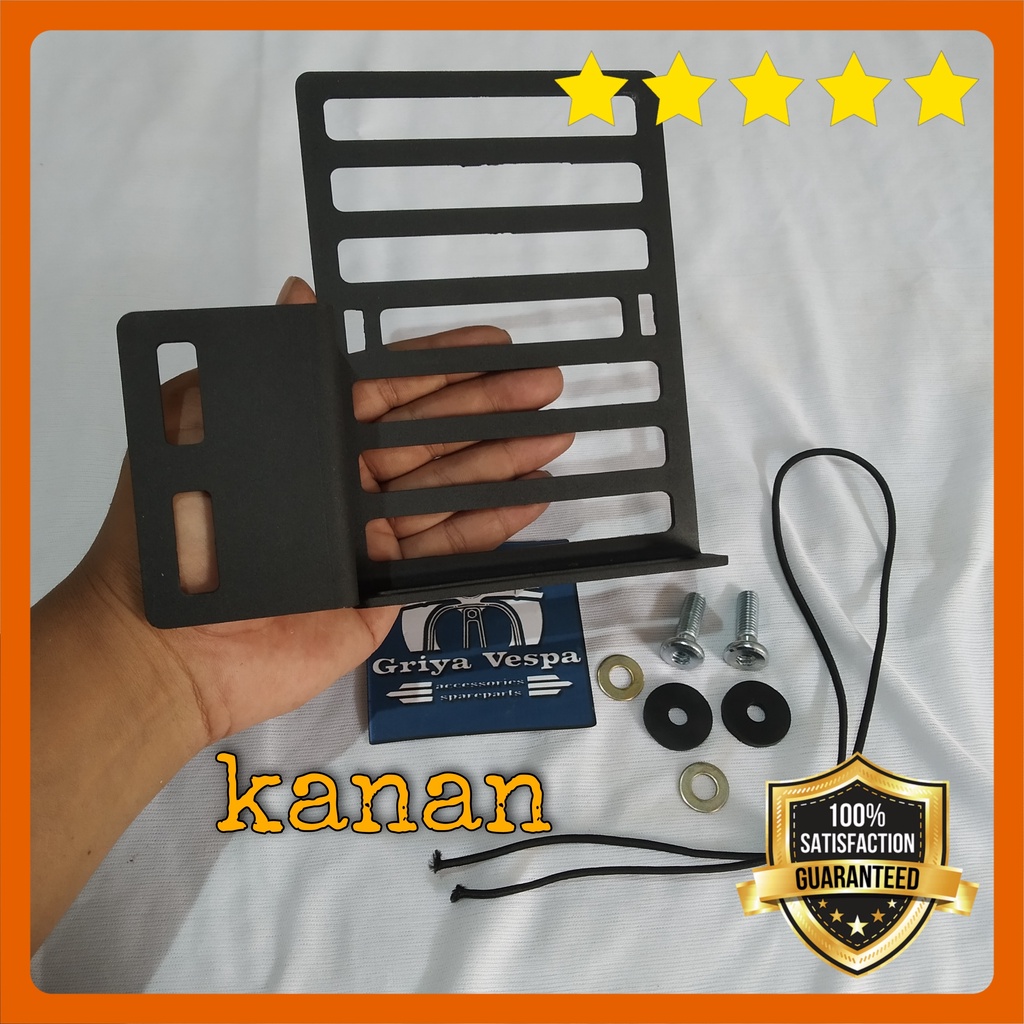 Jual Rak Oli Depan Kanan Vespa Laser Cut Tebal | Shopee Indonesia