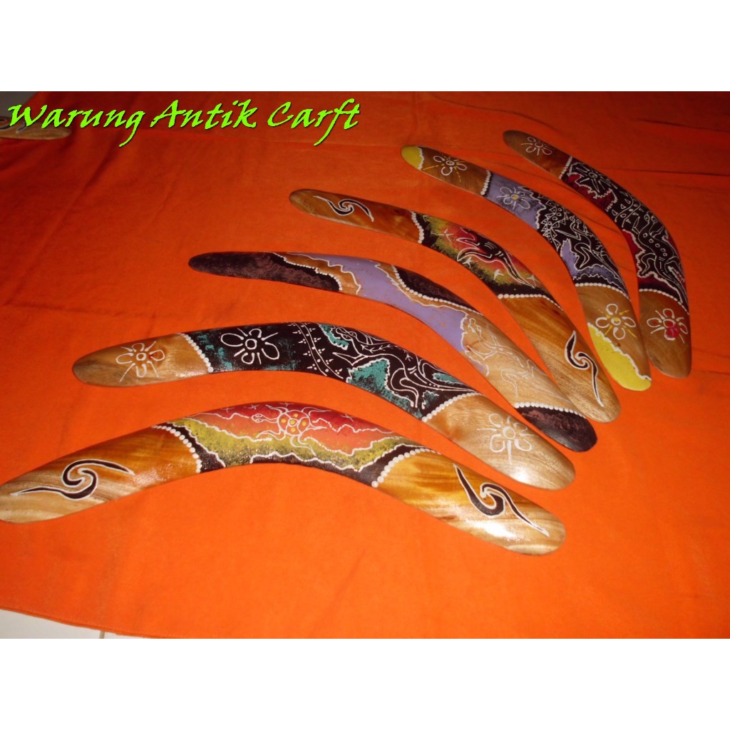 Jual Bumerang kayu Mahuni model MIX best WARUNG ANTIK MART | Shopee ...