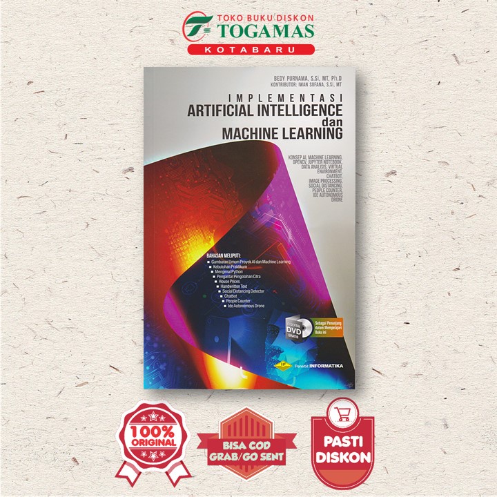 Jual Implementasi Artificial Intelligence Dan Machine Learning + Dvd ...