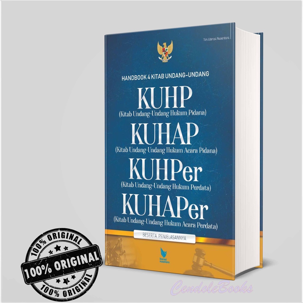 Jual Handbook 4 Kitab Undang-Undang KUHP KUHAP KUHPer KUHAPer Beserta ...