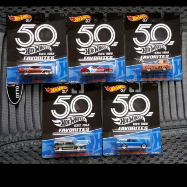 hot wheels 50th anniversary favorites