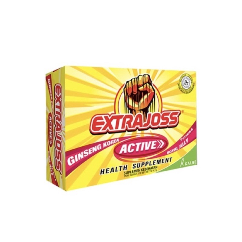 Jual Extrajoss active box 12 sachet ( minuman energy drink stamina ...