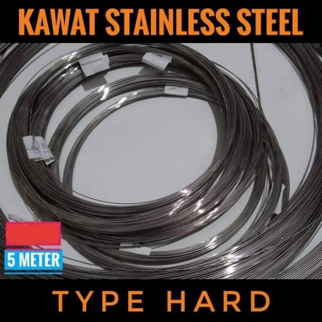 Jual KAWAT STAINLESS STEEL (TYPE HARD) | Shopee Indonesia