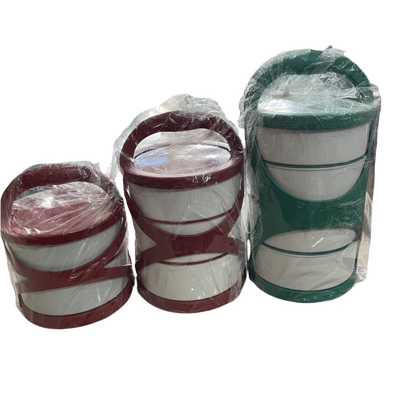 Jual rantang plastik GM/rantang tingkat/ rantang plastik belah durian ...