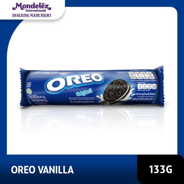 Jual 0REO-Oreo Biskuit Vanilla Regular 133g | Shopee Indonesia