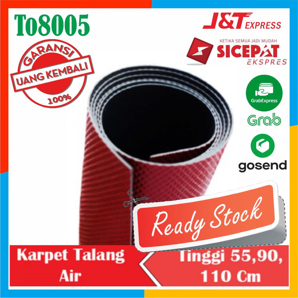 Jual KARPET TALANG AIR ATAP ANTI BOCOR PLASTIK ALUMINIUM 90 CM TEBAL ...