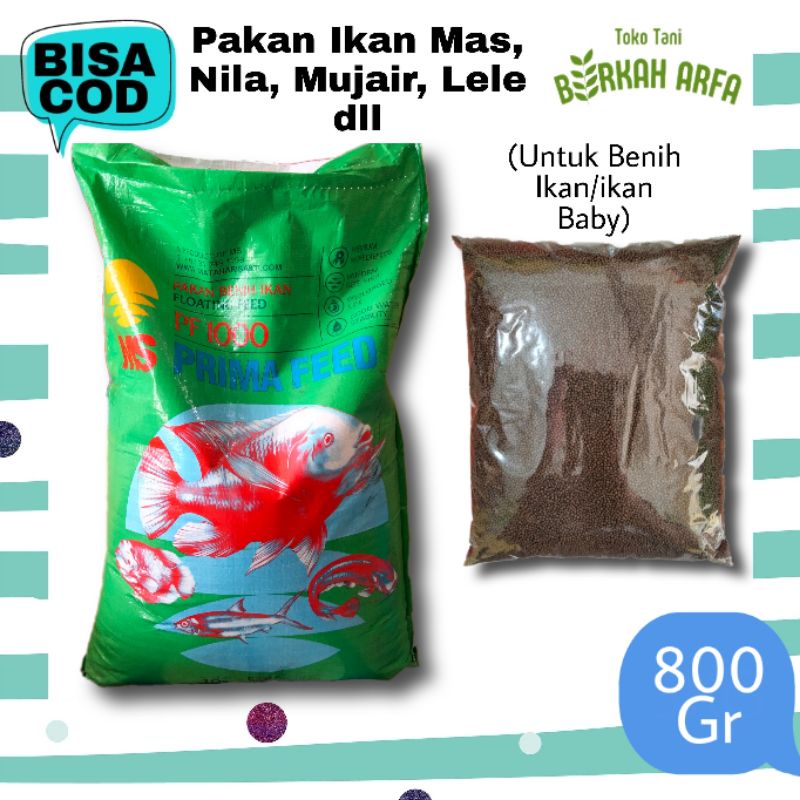 Jual Pakan Benih Ikan PF 1000 800 Gram Shopee Indonesia