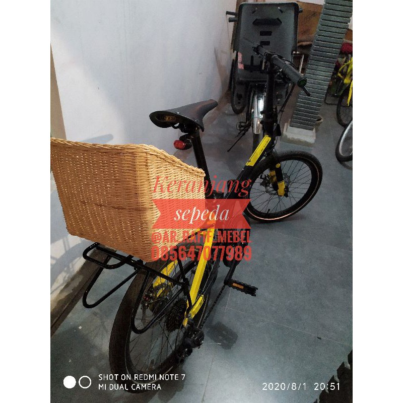 Jual Keranjang sepeda / keranjang sepeda rotan / box rotan / keranjang ...
