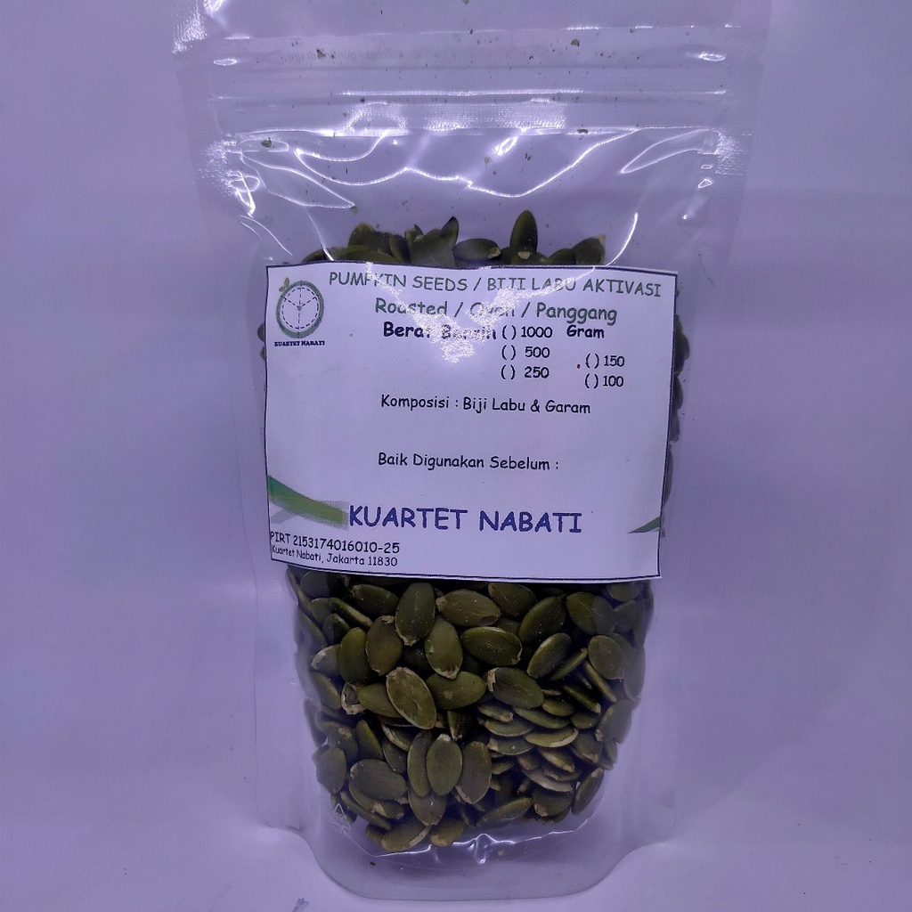 Jual 250gr Activated Pumpkin Seeds - Aktivasi Biji Labu - Matang ...